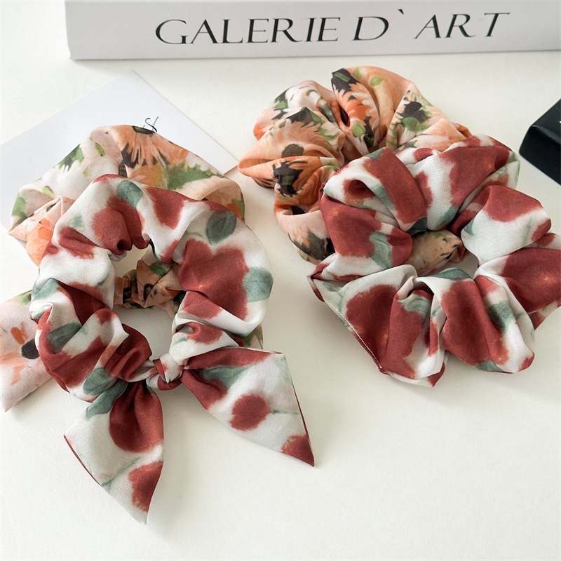 Women's Sweet Cloth Hair Tie For Daily Holiday Printed Pattern