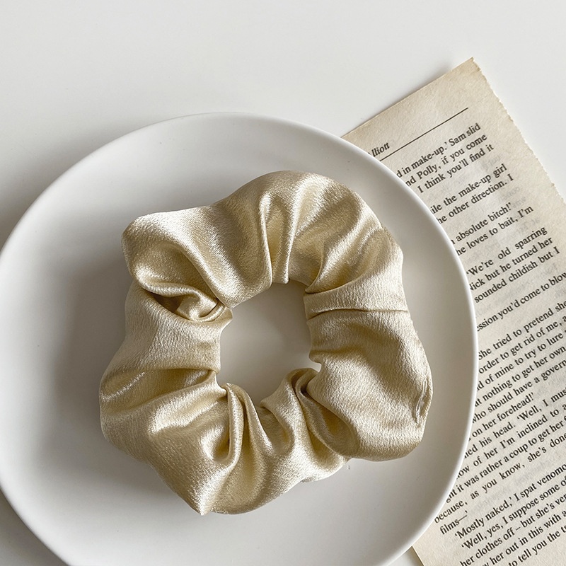 Women's Sweet Daily Winter Plush Hair Scrunchie Color Block