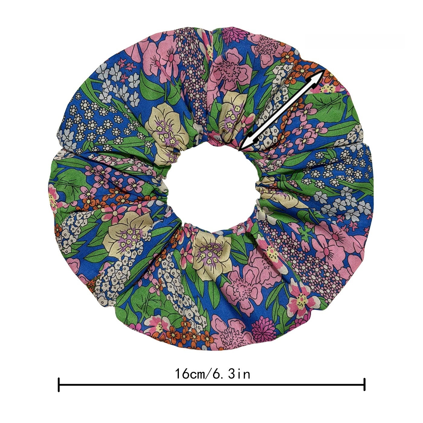 Women's Spring Commute Cotton Hair Tie Multicolor Floral Print