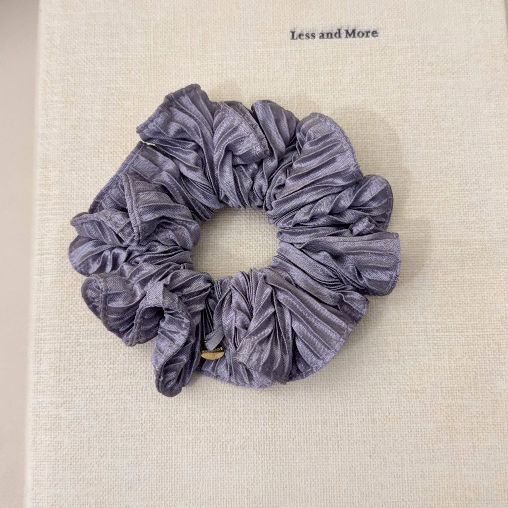 Women's Soft Cloth Hair Tie For Comfortable Daily Styling Solid Pink