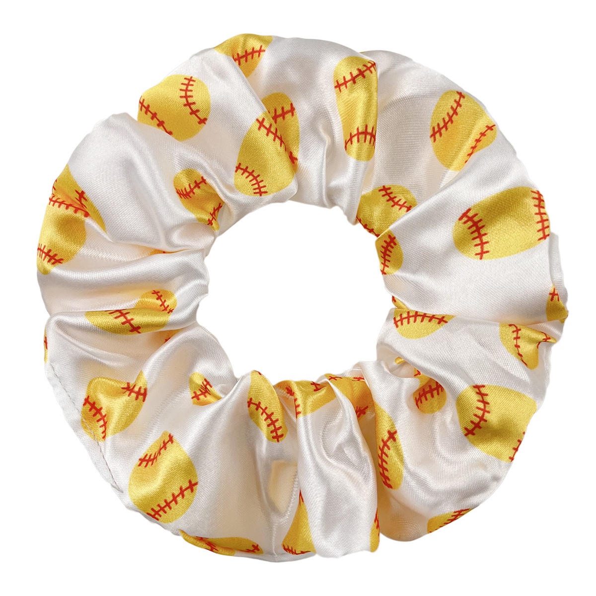 Women's Daily Polyester Hair Scrunchies Basketball Football Pattern