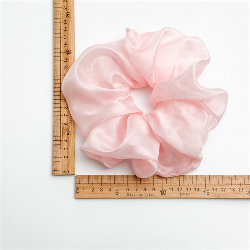 Women's Elegant Simple Gauze Holiday Casual Hair Tie Solid Color