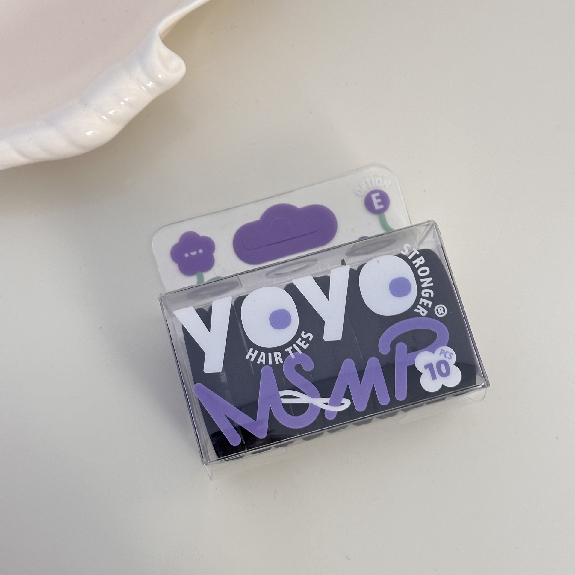 Women's Comfortable Polyester Hair Ties For Secure Styling Black