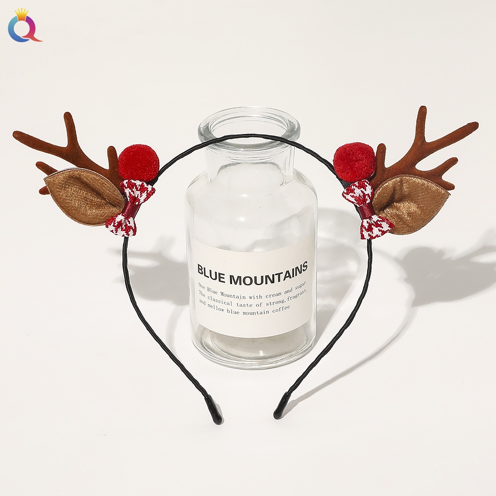 Women's Handmade Cloth Hair Tie Letter Pattern Fashion Christmas Accessory