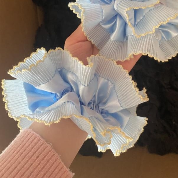 Women's Elegant Elastic Daily Hair Tie Ponytail Holder Color Block