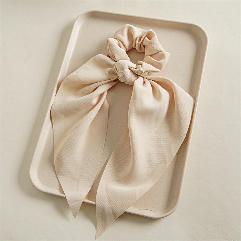 Women's Elegant Nylon Hair Tie for Casual Holiday Solid Color