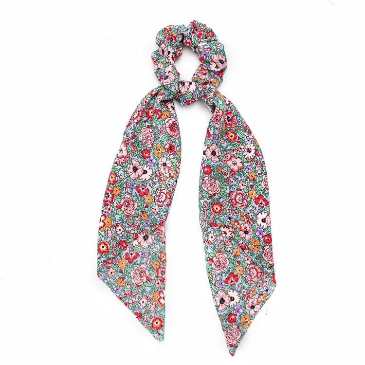 Women's Spring Casual Cloth Flower Hair Tie Pastoral Ditsy Floral