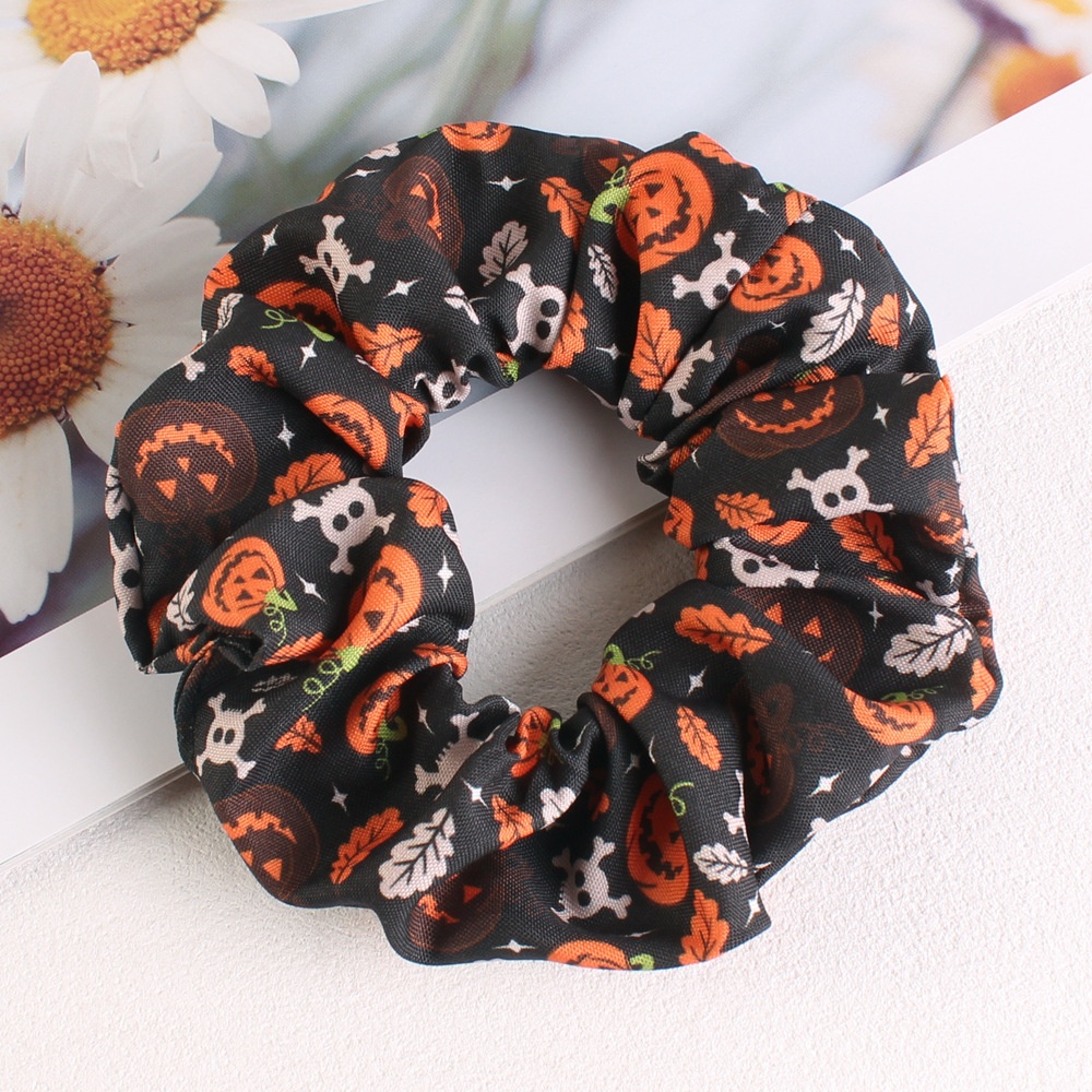 Women's Simple Halloween Elastic Cloth Hair Ties Festive Hair Bands
