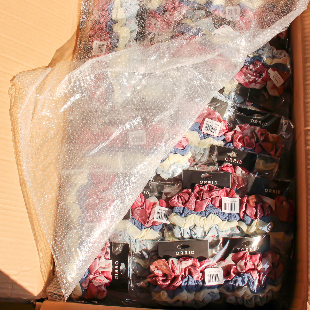 Women's Beach Chiffon Hair Scrunchies Multicolor Daisy Floral