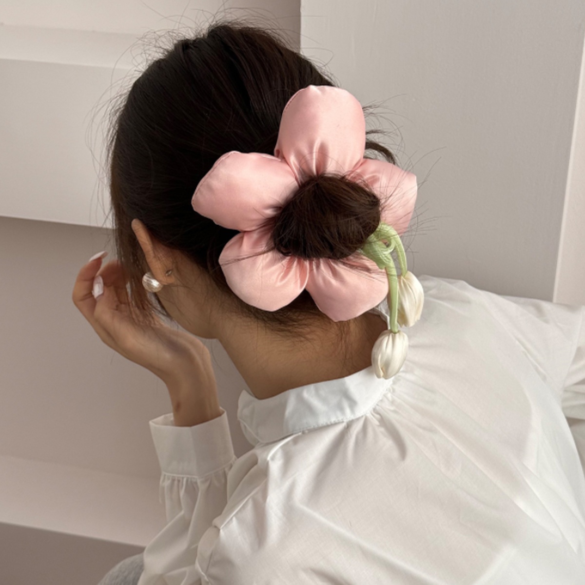 Women's Fabric Hair Tie Bohemian Floral Scrunchie Outdoor Wear