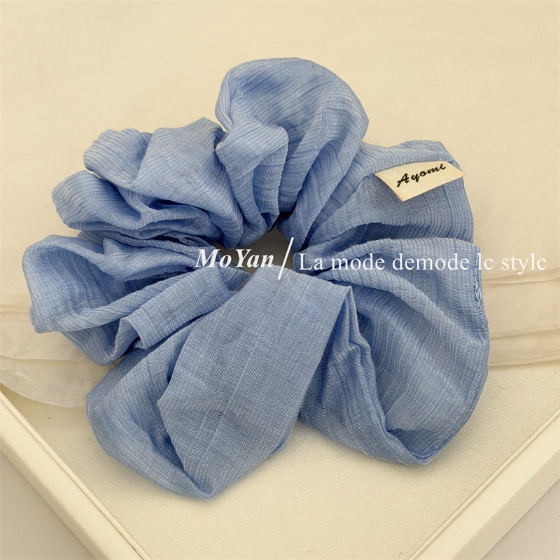 Women's Soft Cloth Hair Tie Spring Summer Accessories Solid Color