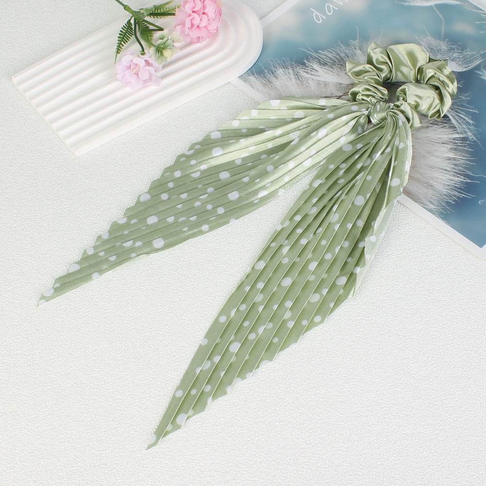 Women's Handmade Cloth Elastic Scrunchie Hair Bun Polka Dots