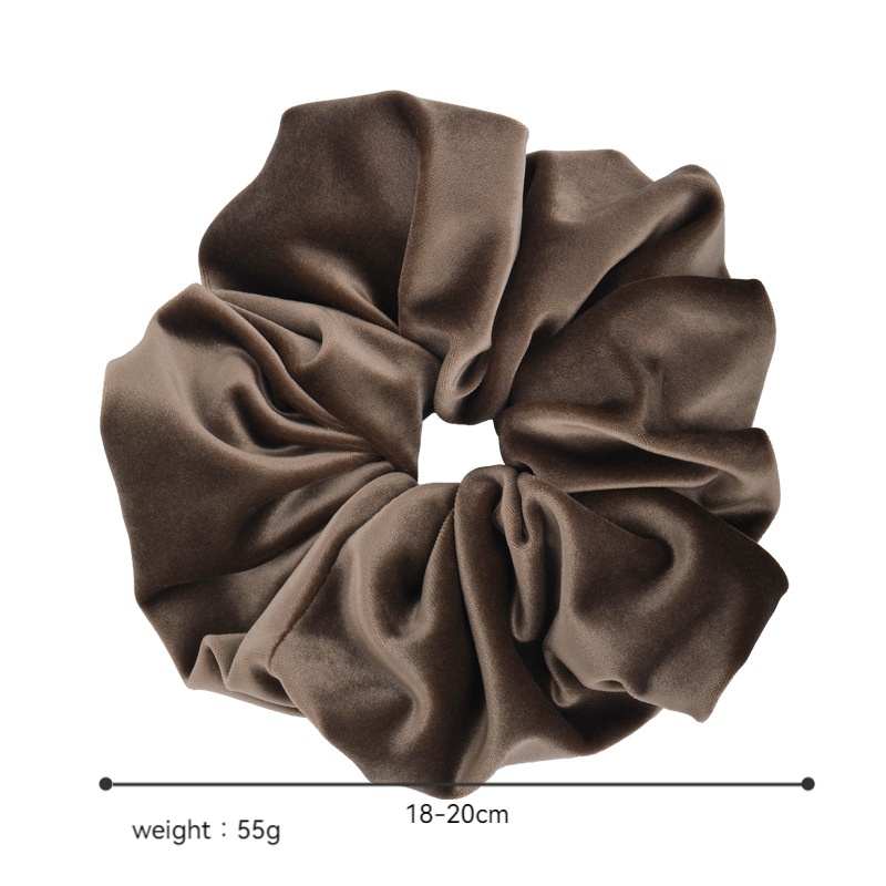 Women's Elegant Simple Solid Color Cloth Hair Tie for Daily Casual Style