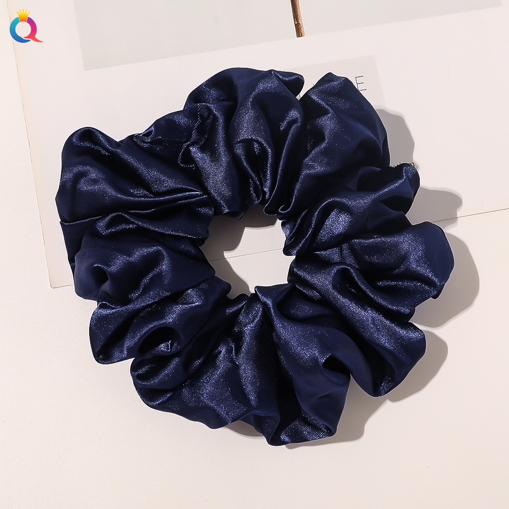 Women's Simple Daily Pleated Cloth Hair Scrunchie Solid Color