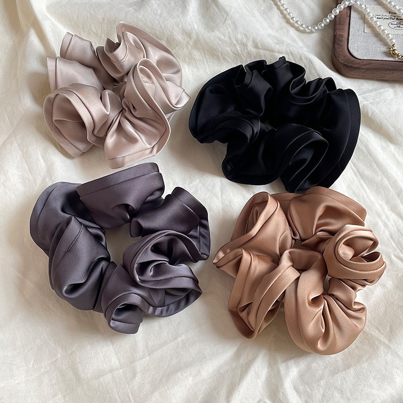 Women's Simple Commute Holiday Cloth Hair Tie Scrunchie Solid Color