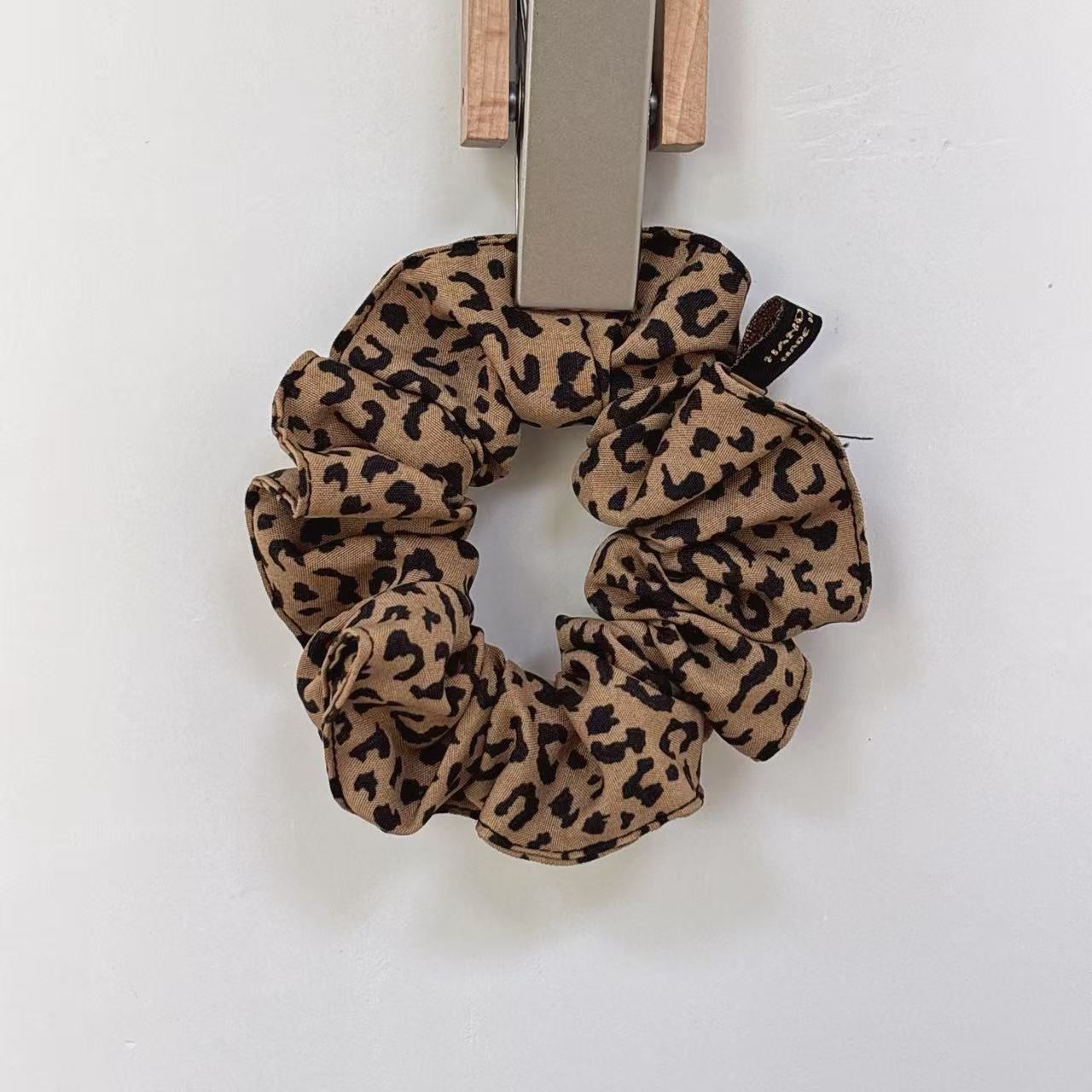 Women's Versatile Cotton Hair Scrunchies Ditsy Floral & Solid Color