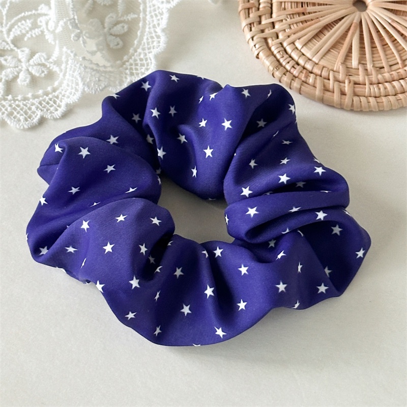 Women's Elegant Daily Cloth Hair Scrunchie Sweet Striped