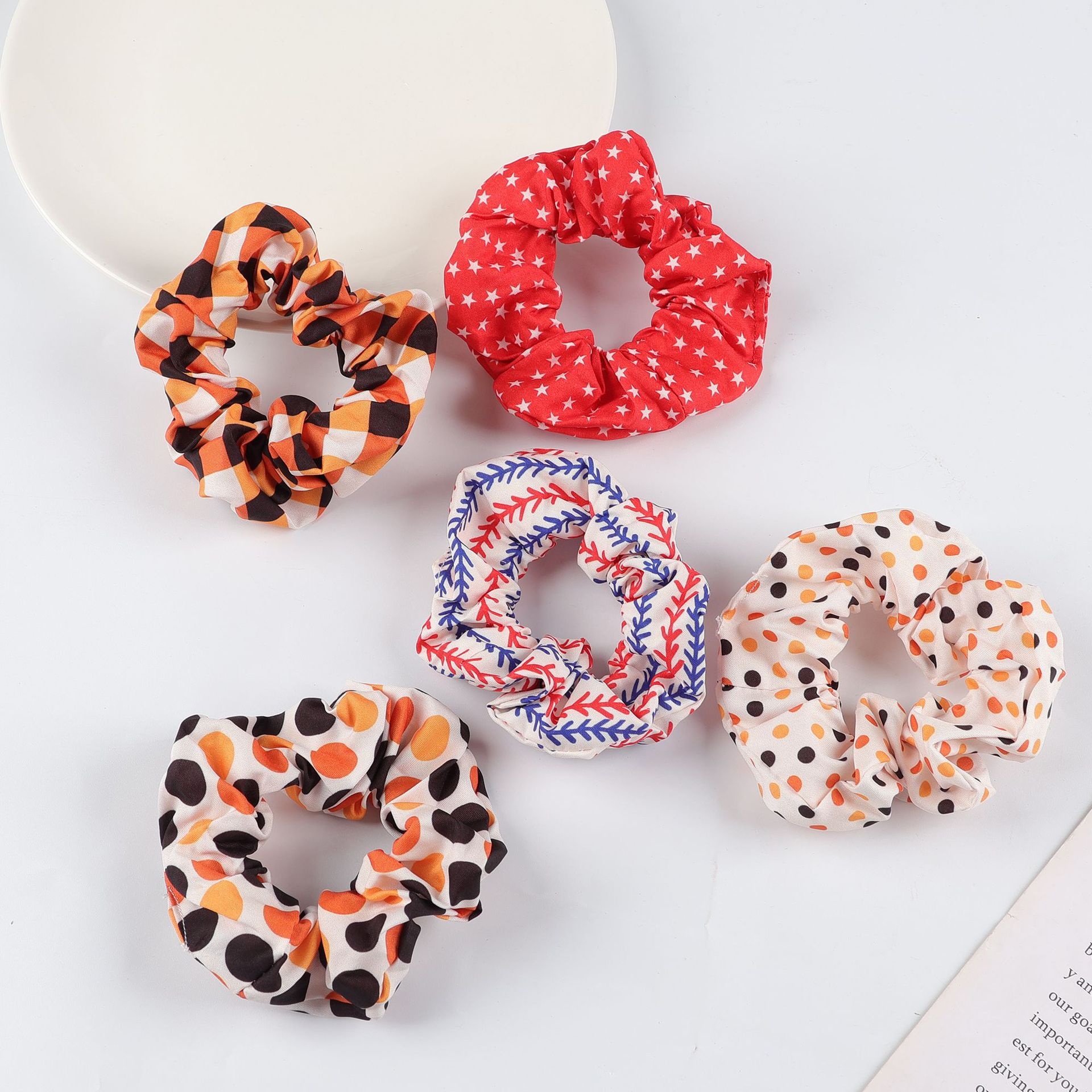 Women's Elegant All-Season Leather Bow Hairband Gray Pink Ivory