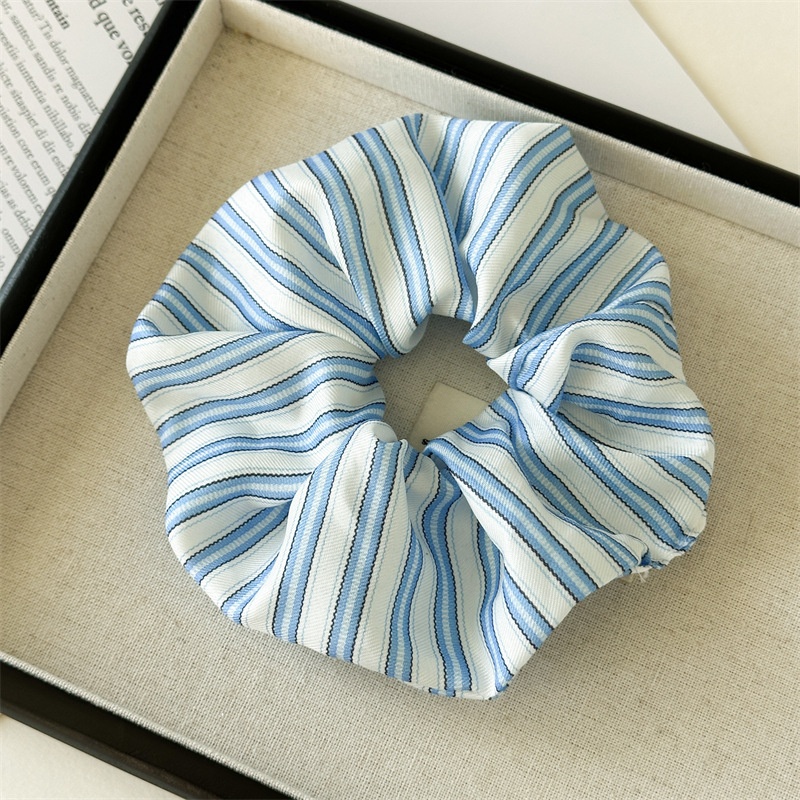 Women's Simple Daily Casual Cloth Hair Tie Classic Stripe Pattern