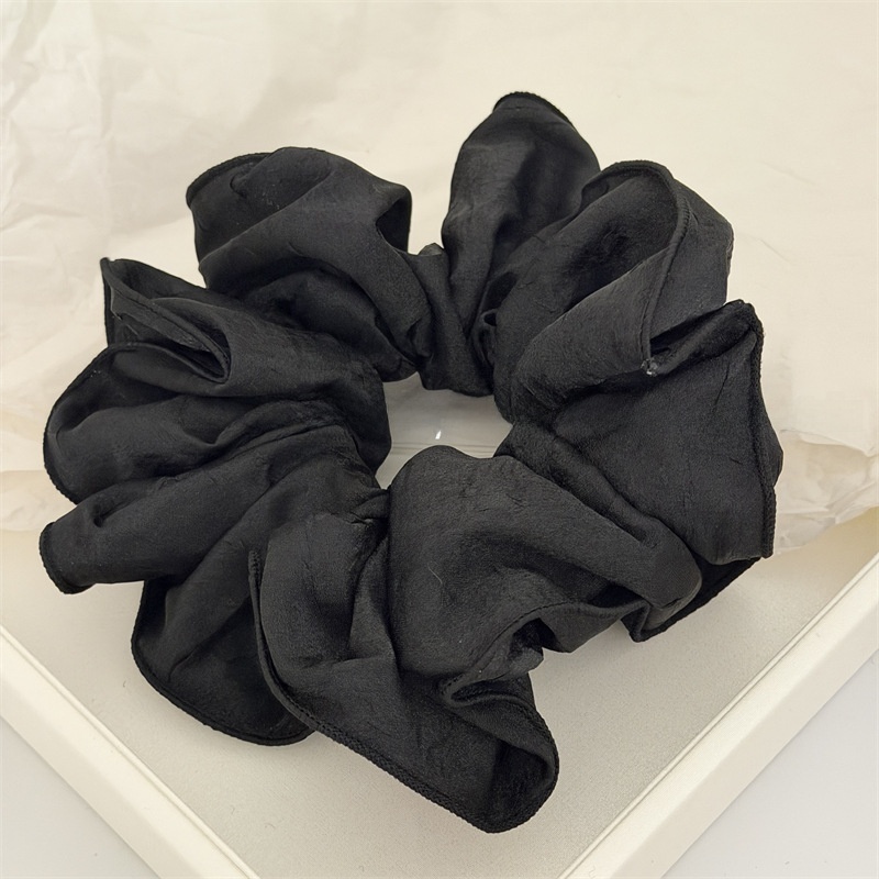 Women's Lock Stitching Solid Color Fabric Hair Band Spring Summer Hair Bun