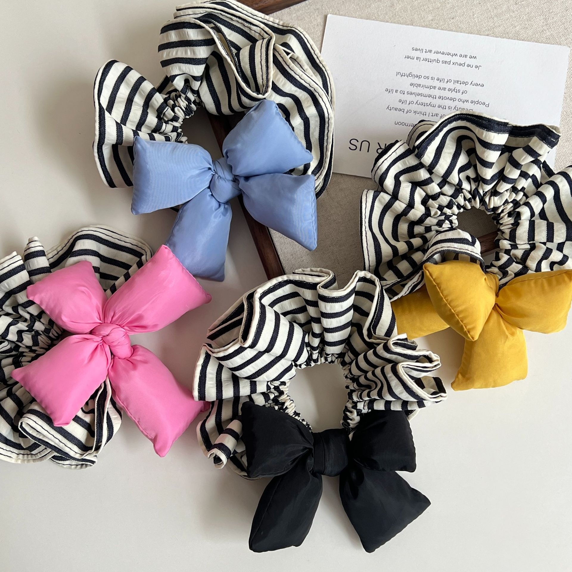 Women's Daily Cloth Hair Tie Simple Sweet Bow Knot