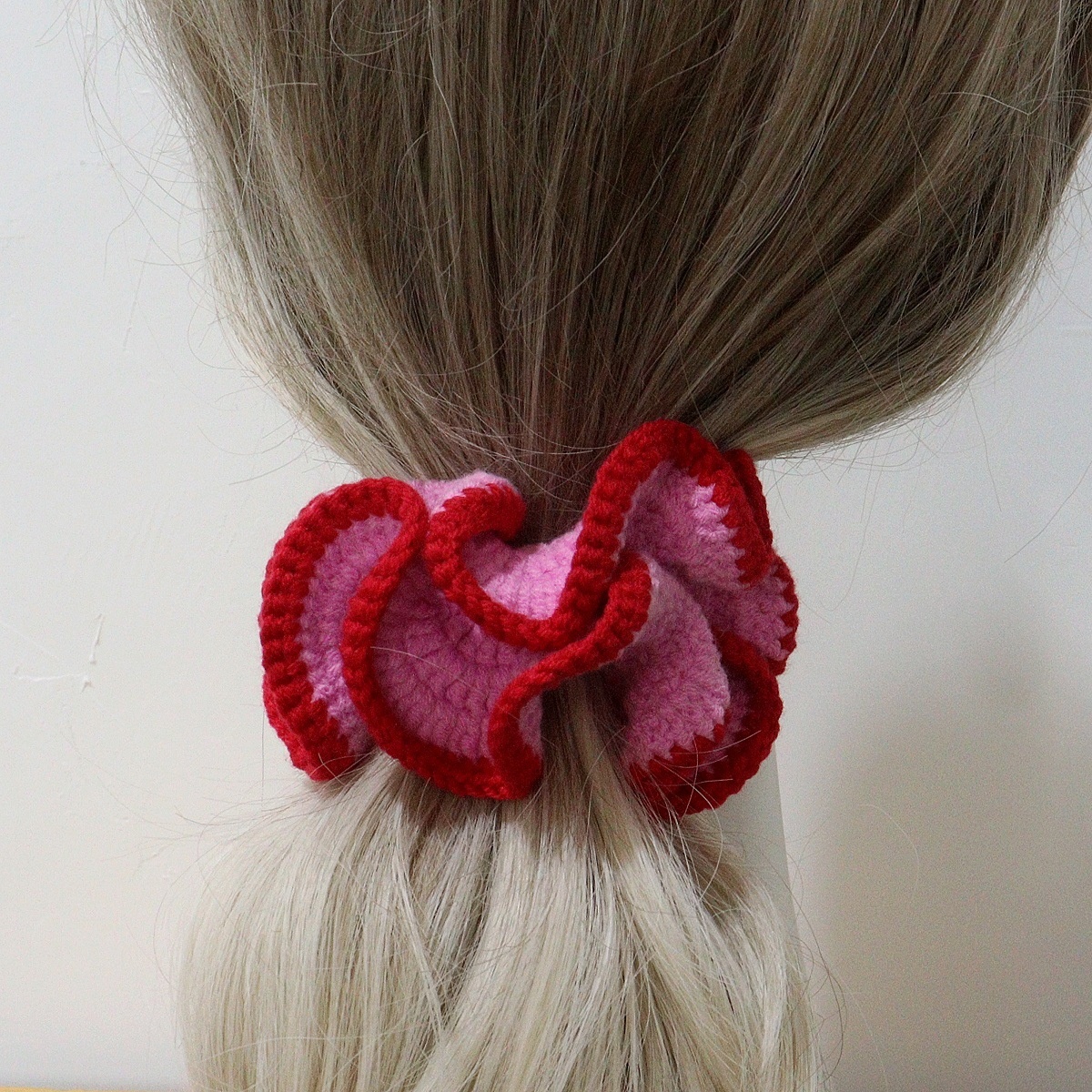 Girls Versatile Polyester Knitted Hair Bands Vintage Floral Lace