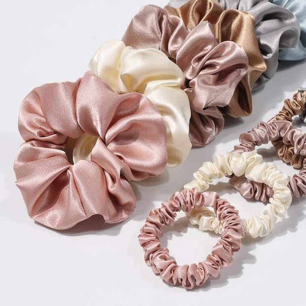 Women's Everyday Cloth Hair Tie Scrunchie Solid Color Patchwork