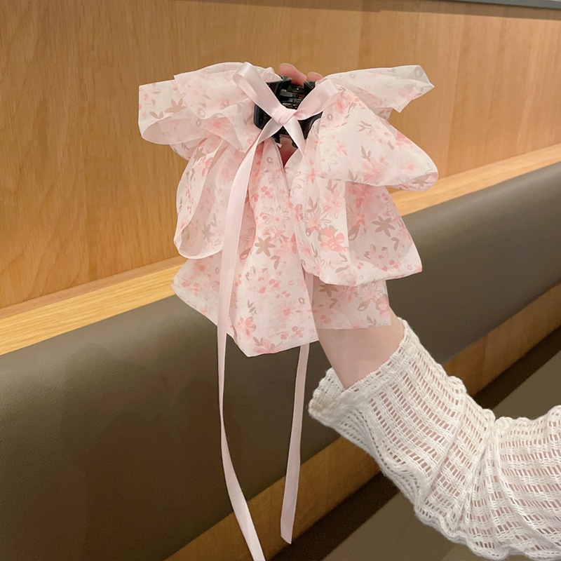 Women's Sweet Holiday Street Cloth Hair Claws Ditsy Floral Pattern