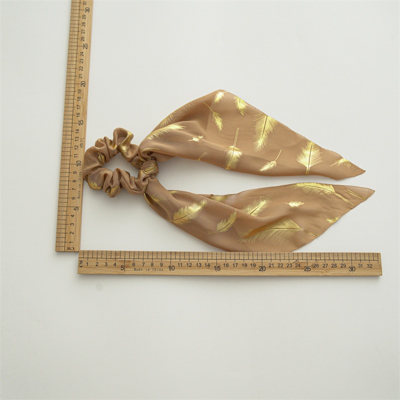 Women's Elastic Hair Tie Pastoral Feather Cloth Daily Scrunchie