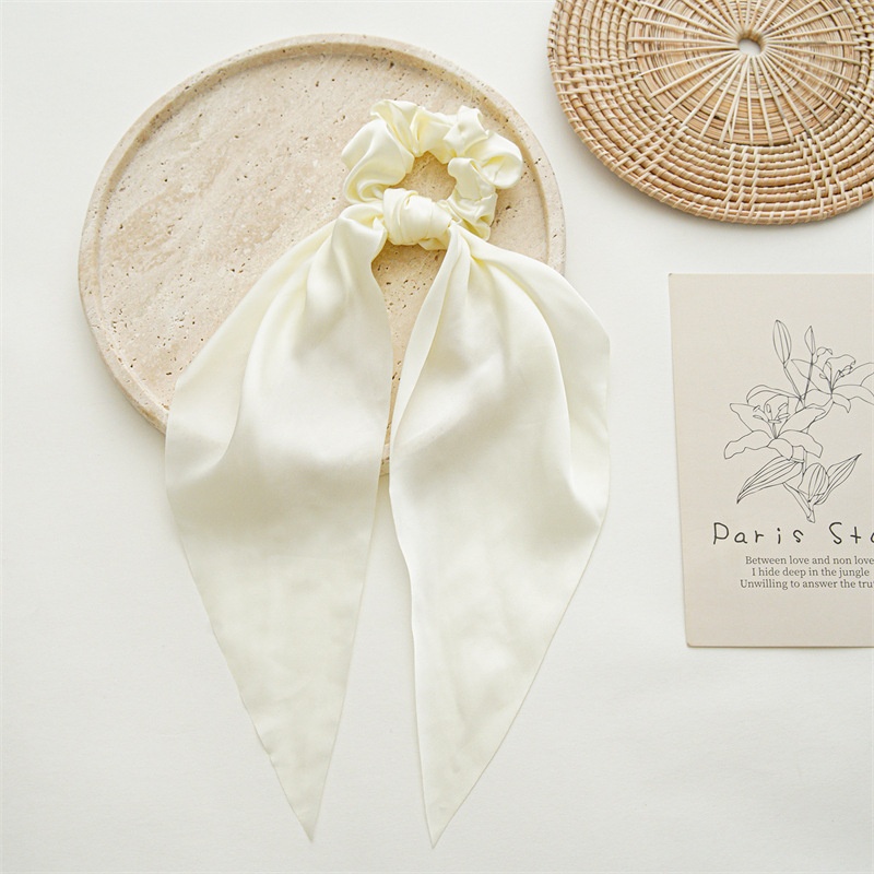 Women's Handmade Everyday Fabric Scrunchie Hair Tie Classic Solid Color