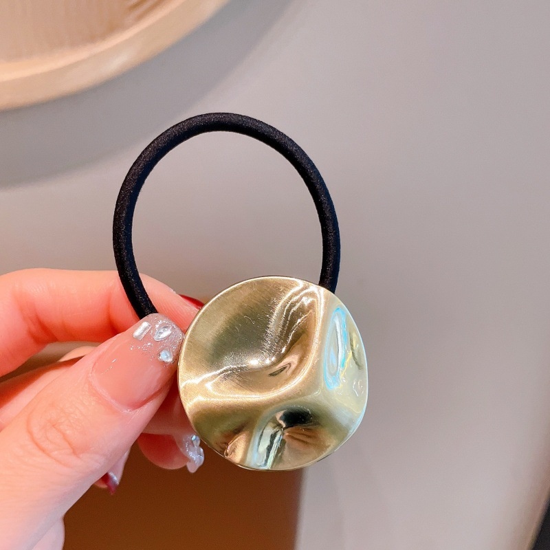 Women's Alloy Elastic Ponytail Hair Tie Geometric Heart Shape