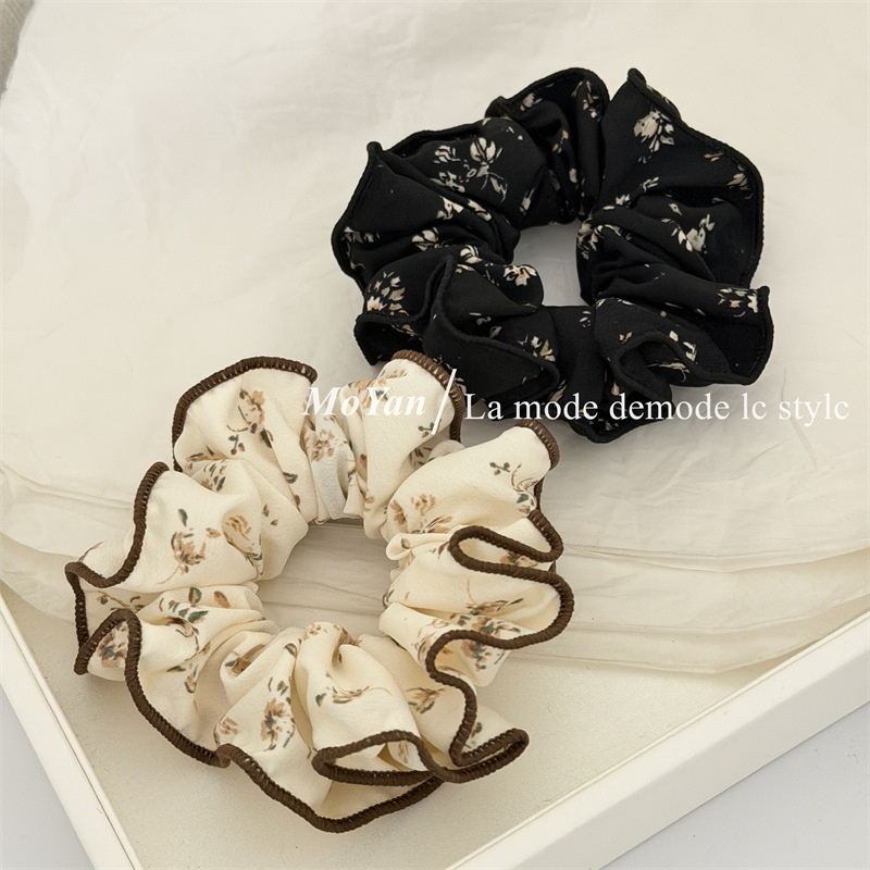 Women's Everyday Retro Cloth Hair Tie For Spring Beige Ditsy Floral
