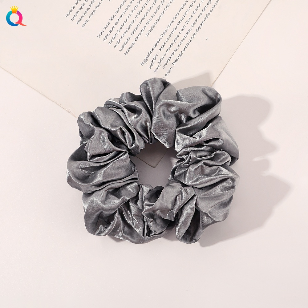 Women's Simple Daily Pleated Cloth Hair Scrunchie Solid Color