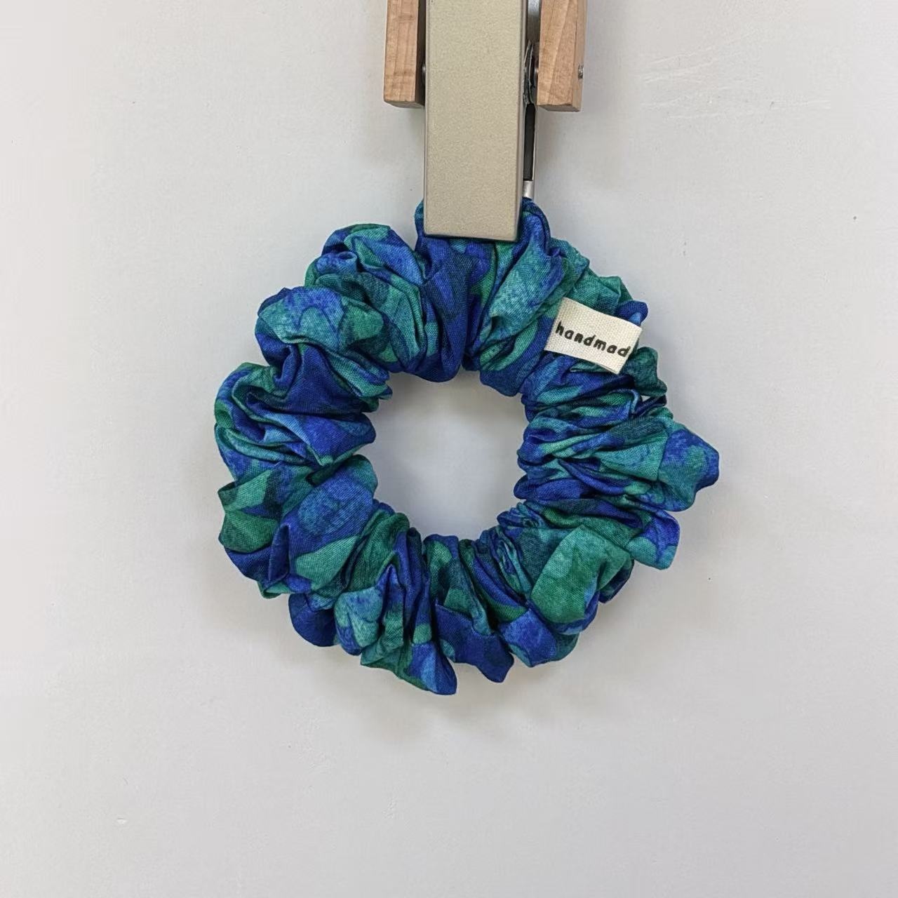 Women's Versatile Cotton Hair Scrunchies Ditsy Floral & Solid Color