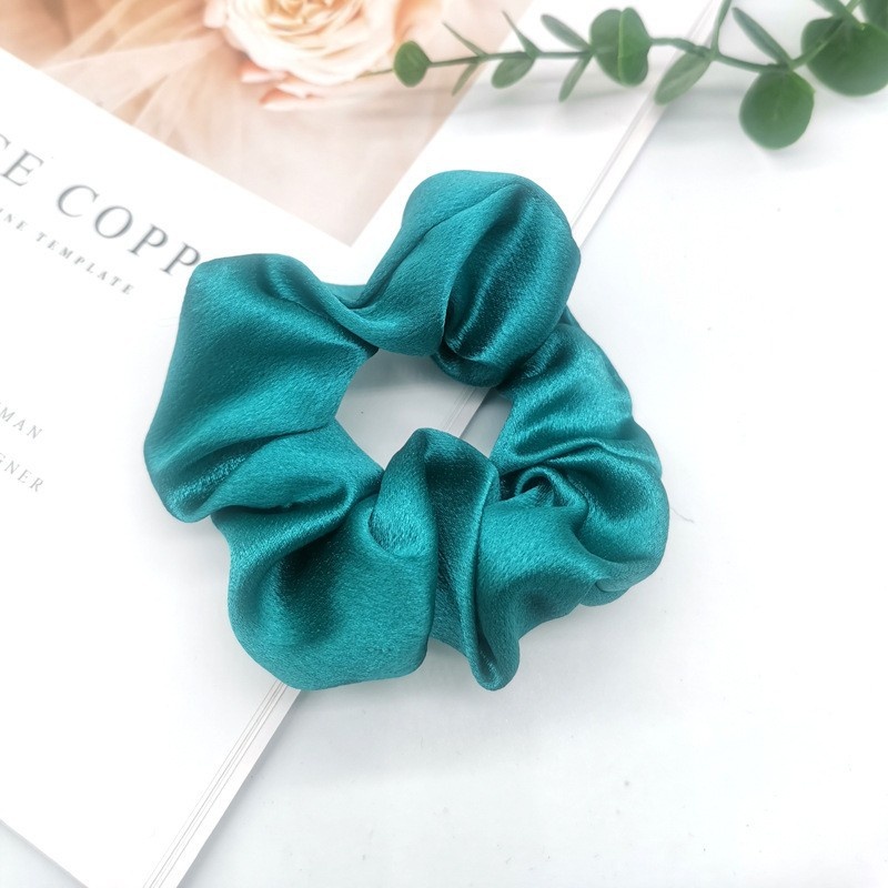 Women's Everyday Cloth Hair Tie Scrunchie Solid Color Patchwork