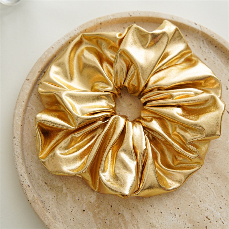 Unisex Retro Handmade Cloth Hair Tie For Party Street Solid Color