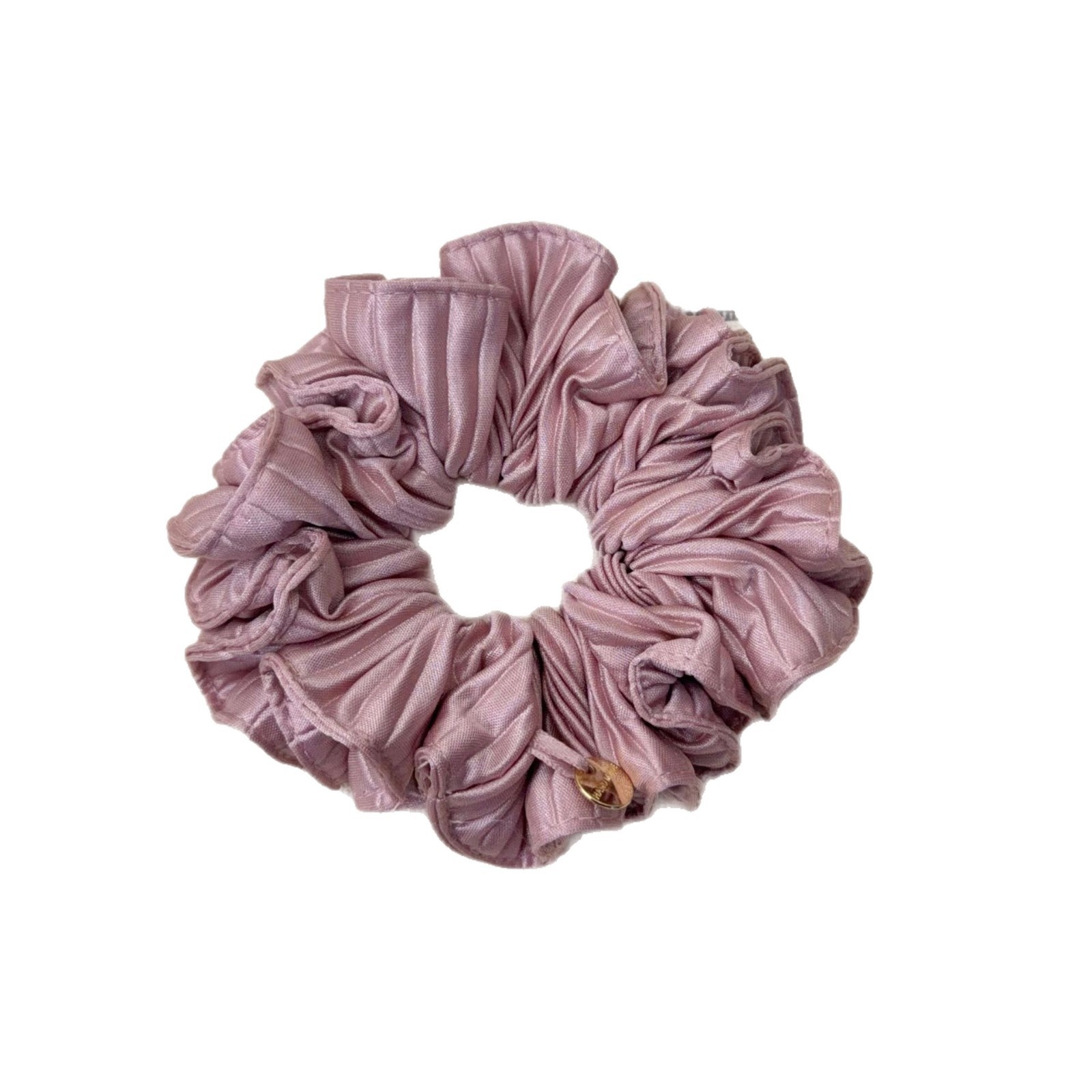 Women's Soft Cloth Hair Tie For Comfortable Daily Styling Solid Pink
