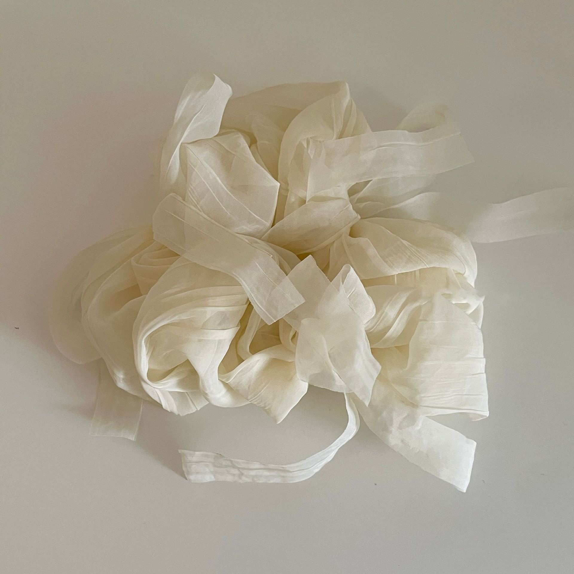 Women's Elegant French Ballet Style Flowy Satin Pleated Big Bow Headband