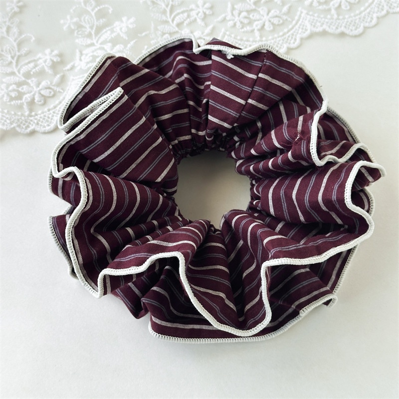 Women's Hair Tie Elegant Cloth Striped Edge Autumn Accessories