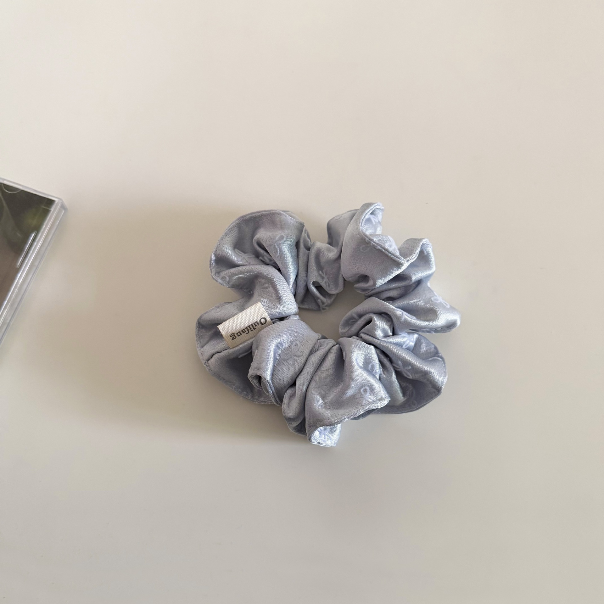 Women's Sweet Satin Spring Hair Rubber Band Champagne Bowknot