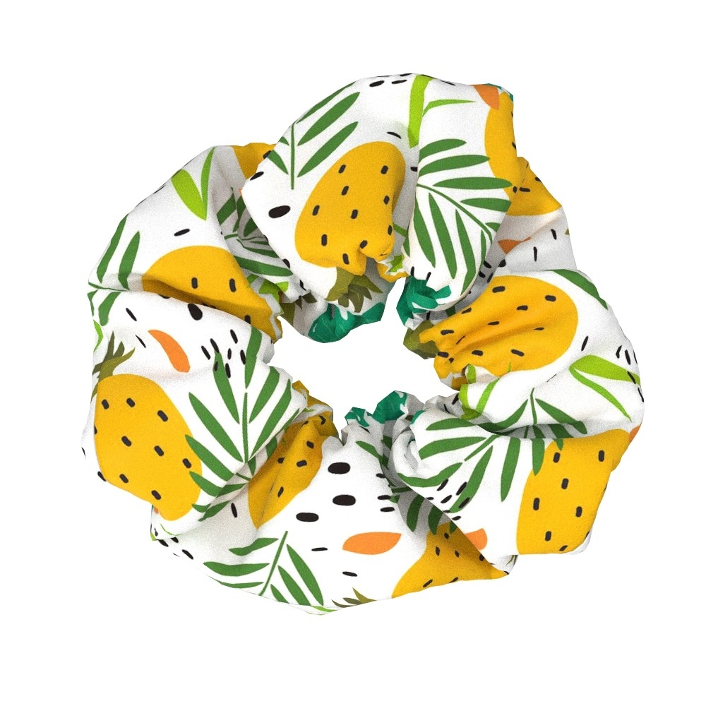 Women's Summer Fabric Hairband Daily Accessory Tropical Pineapple Print