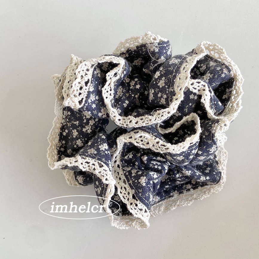 Women's Spring Cloth Hair Band For Daily Wear Beige Ditsy Floral