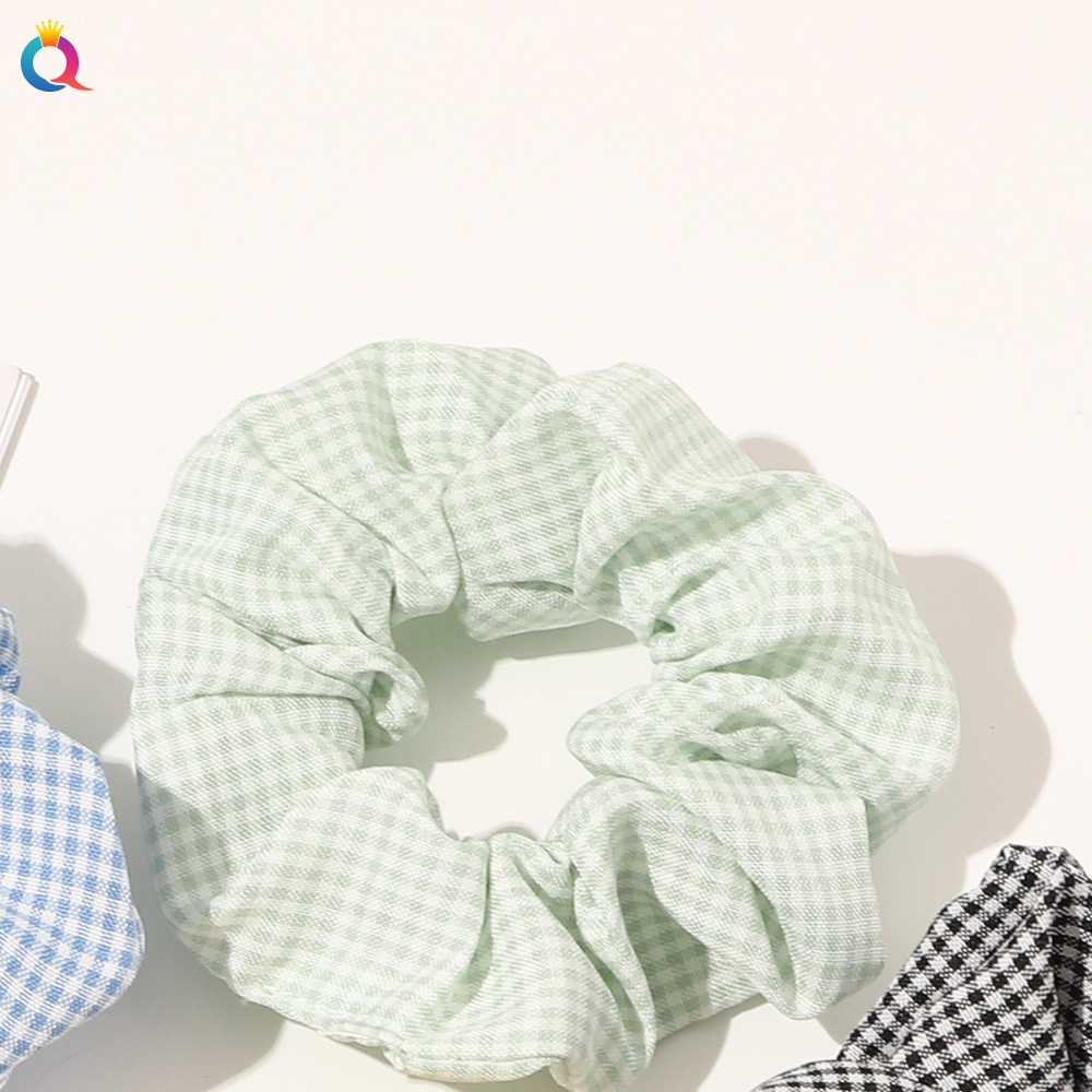 Women'S Daily Cloth Hair Tie Simple Plaid Fruit Flower Patterns