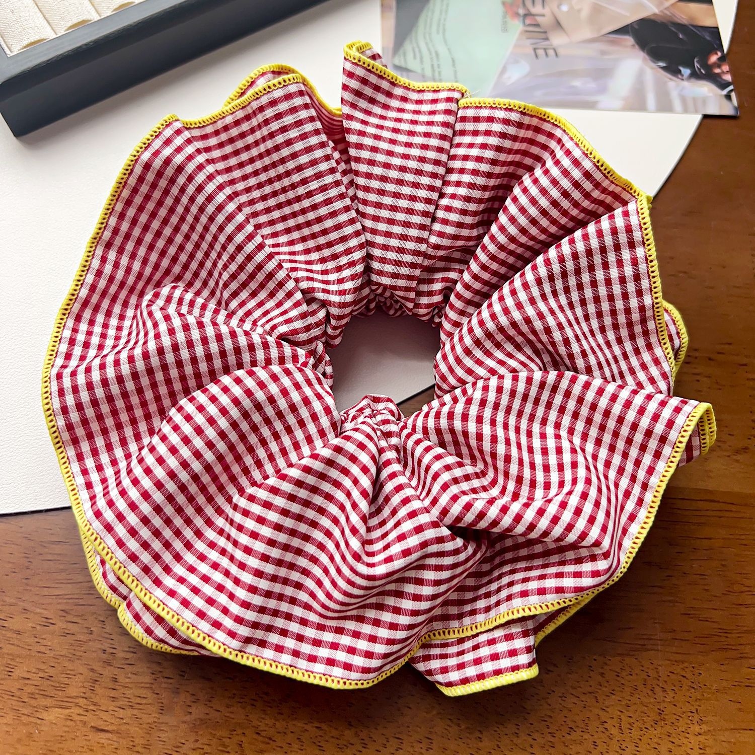 Women's Sweet All Season Cloth Hair Tie Scrunchie Solid Color