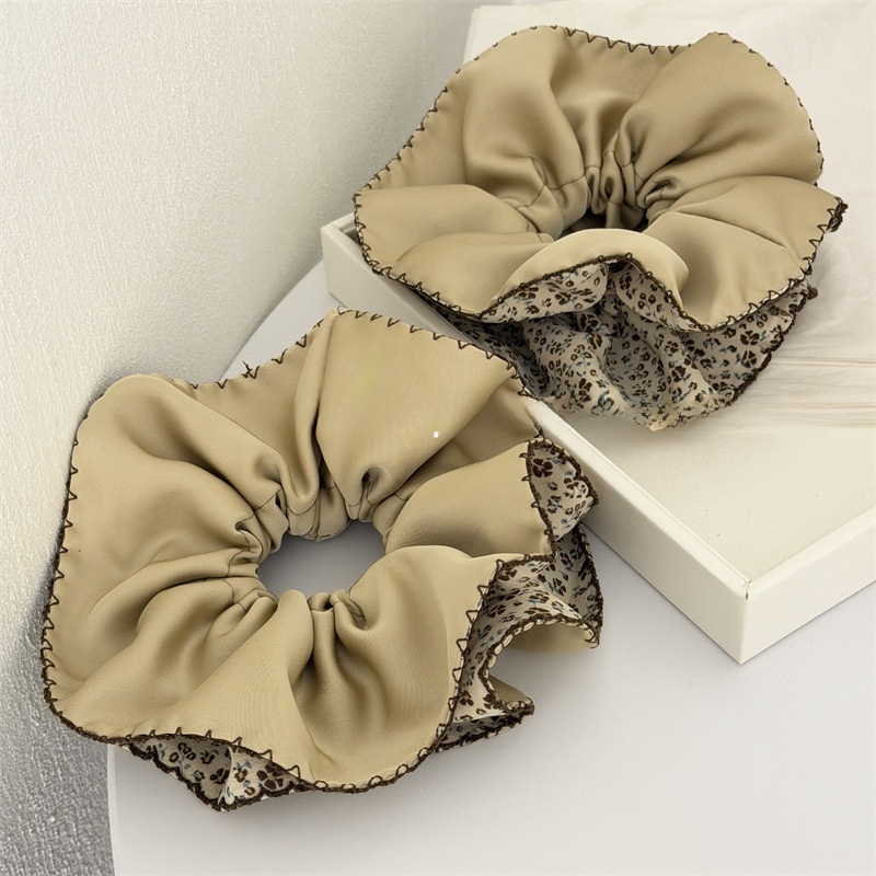 Women's Soft Cloth Spring Hair Tie Scrunchie Ditsy Floral Print