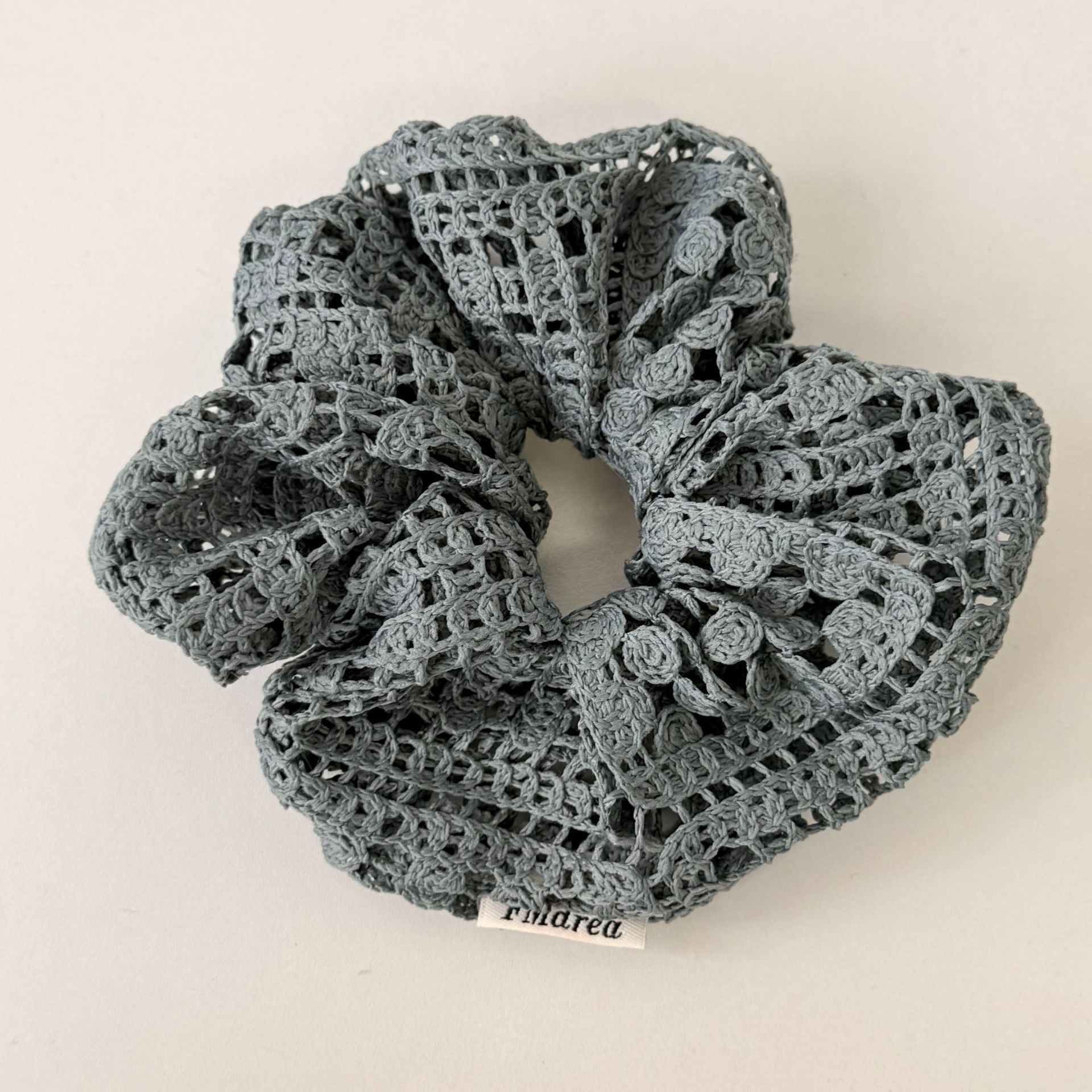 Women Soft Knitted Hollow Bun Hair Ties Early Autumn Solid Color