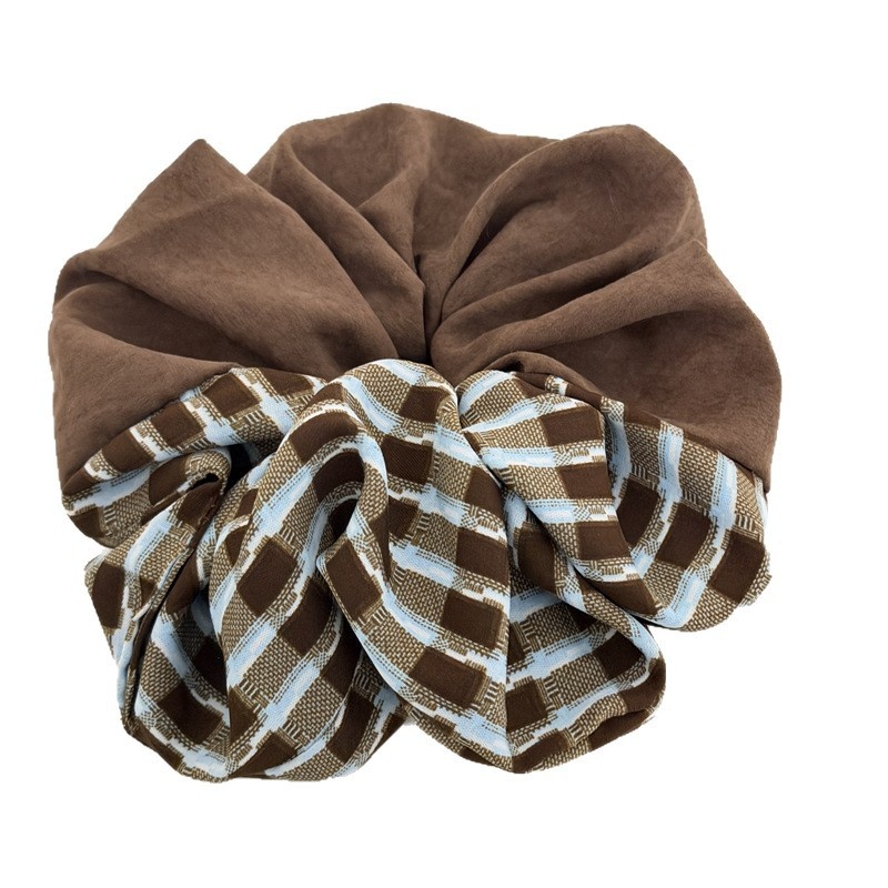 Women's Daily Elegant Fabric Double Strap Hairband Vintage Plaid