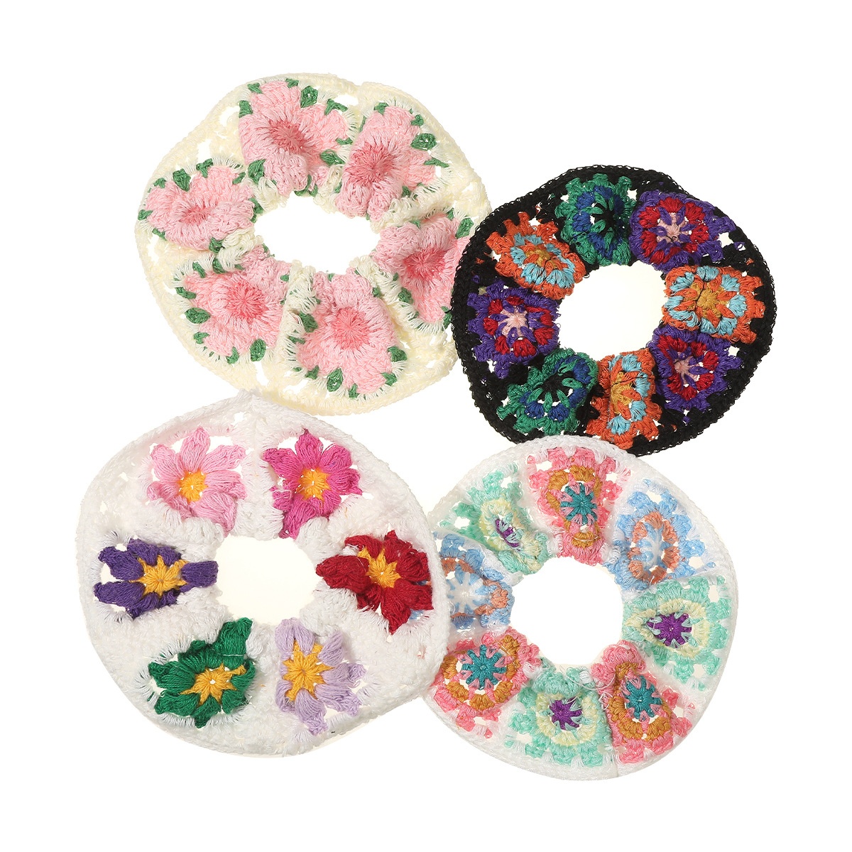 Women's Sweet Daily Holiday Cloth Hair Scrunchie Flower Pattern