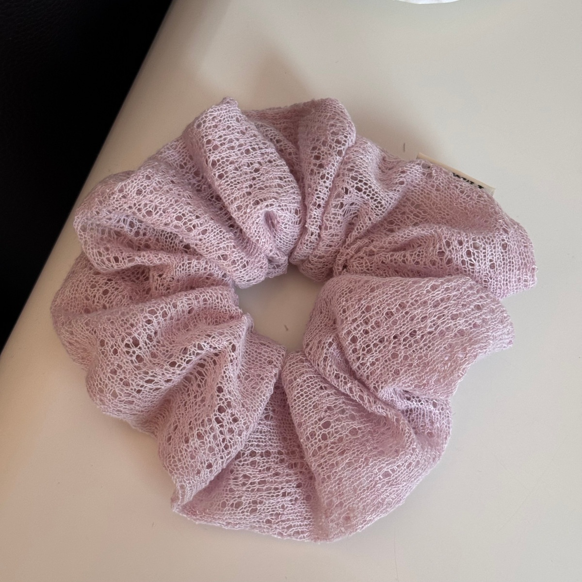 Women's Elegant Winter Cloth Hair Tie Accessories White Lace Pattern