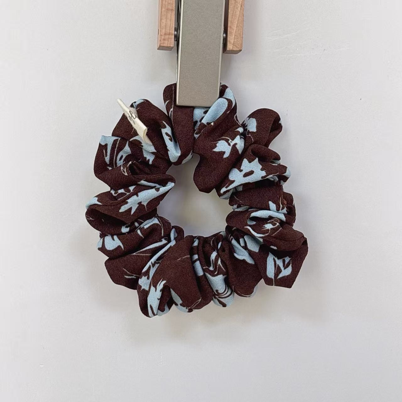 Women's Versatile Cotton Hair Scrunchies Ditsy Floral & Solid Color